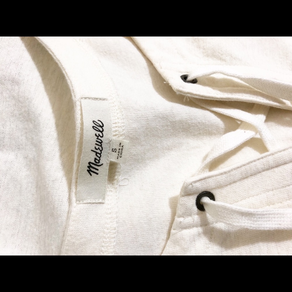 SOLD Madewell Libra Lace-up Long Sleeve Shirt - Picture 6 of 6